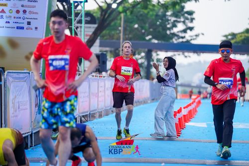 Race photo from CISANGKAN KBP CITY RUN 2025
