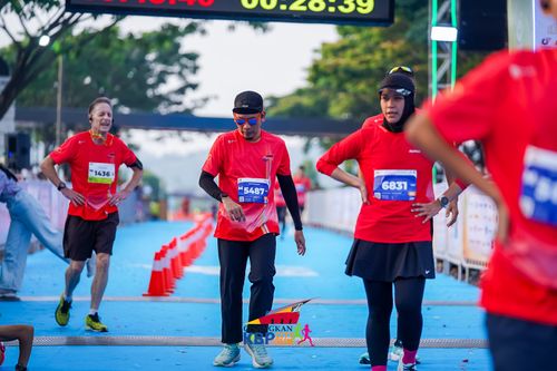 Race photo from CISANGKAN KBP CITY RUN 2025