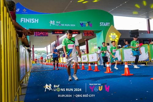 Race photo from BAF LIONS RUN 2024