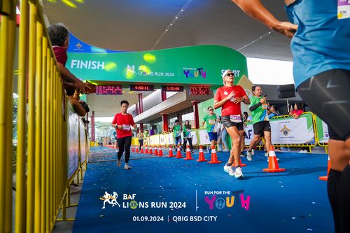 Race photo from BAF LIONS RUN 2024