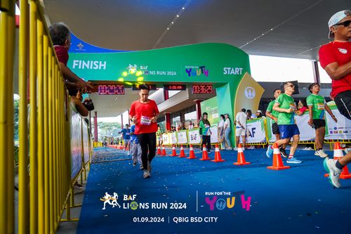 Race photo from BAF LIONS RUN 2024