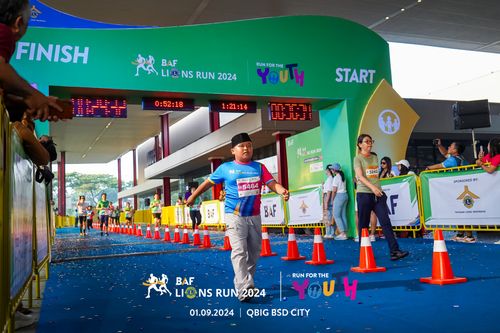 Race photo from BAF LIONS RUN 2024