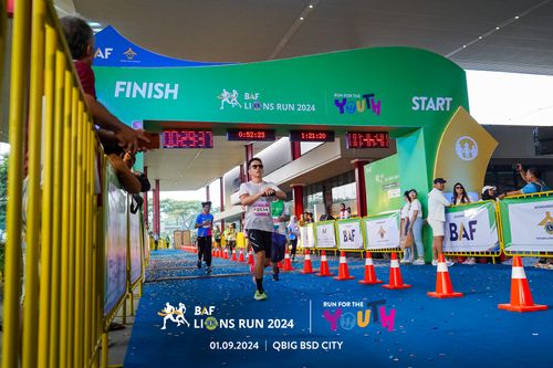 Race photo from BAF LIONS RUN 2024