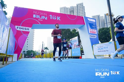 Race photo from Nu Skin Run 10K