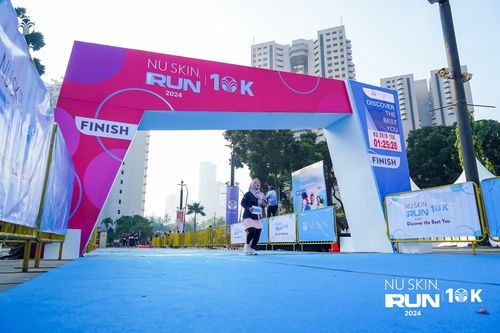 Race photo from Nu Skin Run 10K