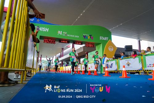 Race photo from BAF LIONS RUN 2024