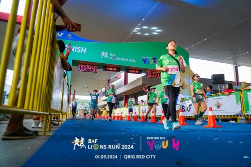 Race photo from BAF LIONS RUN 2024
