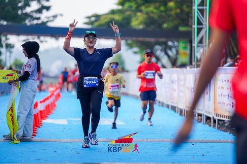 Race photo from CISANGKAN KBP CITY RUN 2025