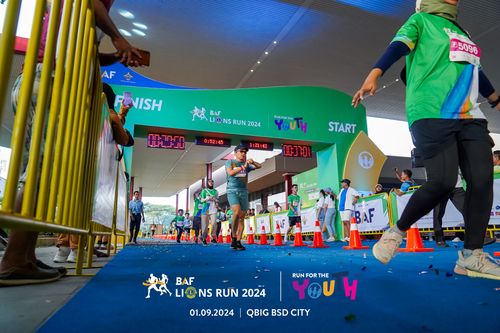 Race photo from BAF LIONS RUN 2024