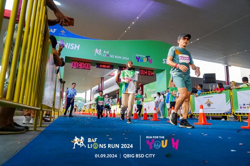 Race photo from BAF LIONS RUN 2024