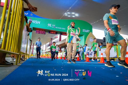Race photo from BAF LIONS RUN 2024