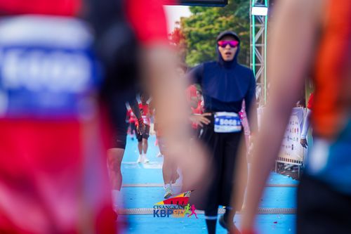 Race photo from CISANGKAN KBP CITY RUN 2025