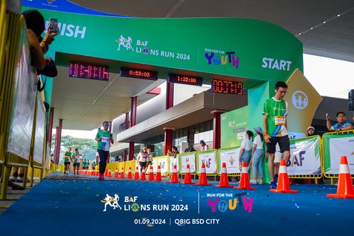 Race photo from BAF LIONS RUN 2024