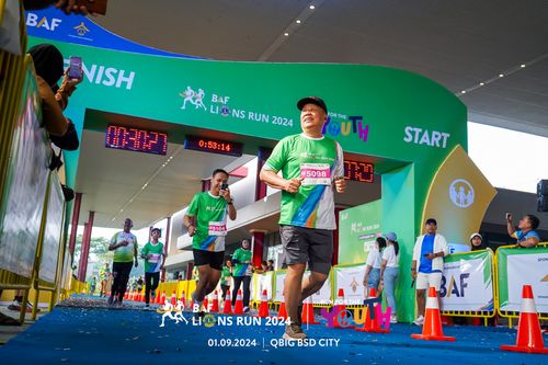 Race photo from BAF LIONS RUN 2024