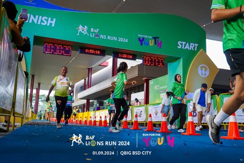 Race photo from BAF LIONS RUN 2024