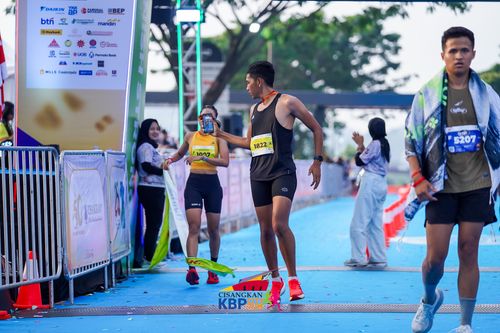Race photo from CISANGKAN KBP CITY RUN 2025