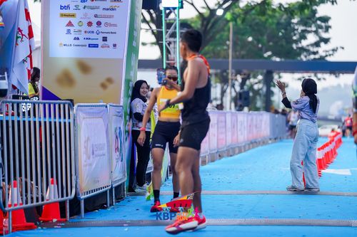 Race photo from CISANGKAN KBP CITY RUN 2025