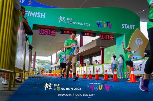 Race photo from BAF LIONS RUN 2024
