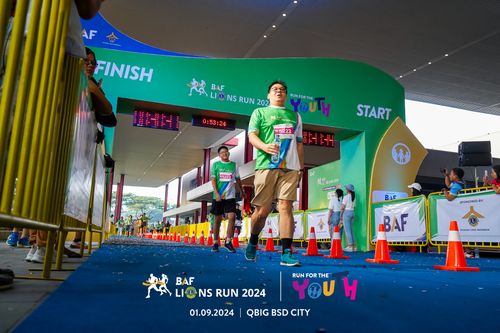Race photo from BAF LIONS RUN 2024