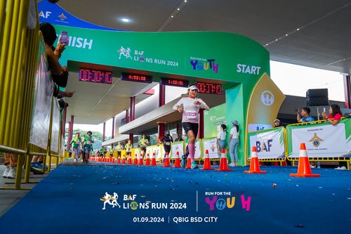 Race photo from BAF LIONS RUN 2024