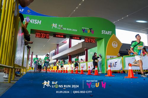 Race photo from BAF LIONS RUN 2024