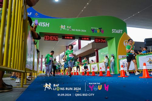 Race photo from BAF LIONS RUN 2024