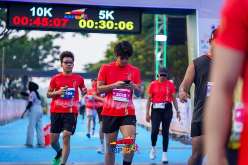 Race photo from CISANGKAN KBP CITY RUN 2025