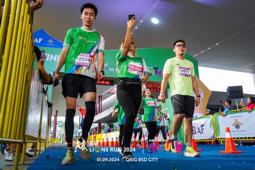 Race photo from BAF LIONS RUN 2024