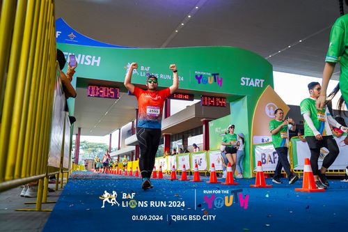 Race photo from BAF LIONS RUN 2024