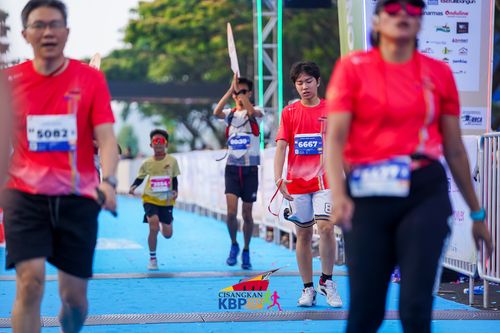 Race photo from CISANGKAN KBP CITY RUN 2025
