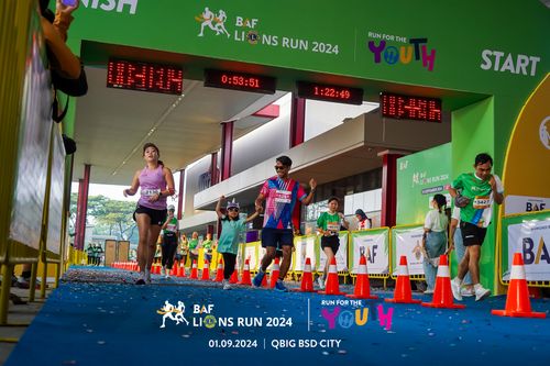 Race photo from BAF LIONS RUN 2024