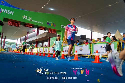 Race photo from BAF LIONS RUN 2024