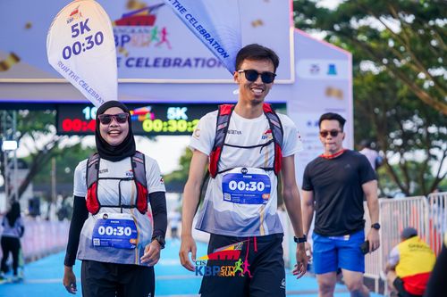 Race photo from CISANGKAN KBP CITY RUN 2025