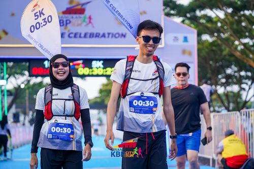 Race photo from CISANGKAN KBP CITY RUN 2025