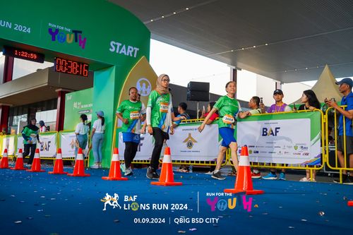 Race photo from BAF LIONS RUN 2024