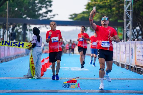 Race photo from CISANGKAN KBP CITY RUN 2025