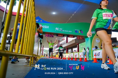 Race photo from BAF LIONS RUN 2024