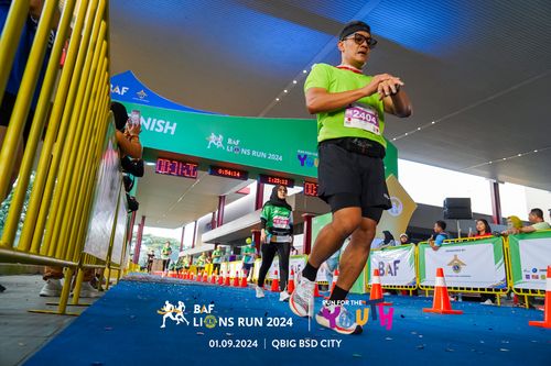 Race photo from BAF LIONS RUN 2024
