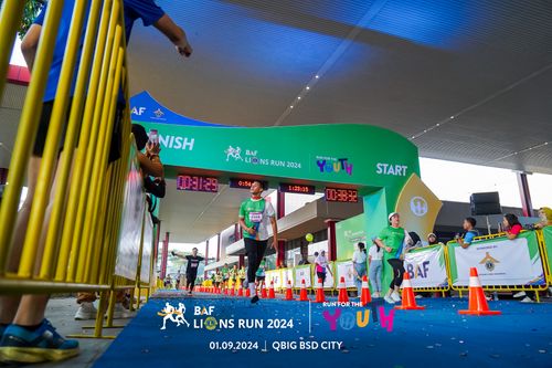 Race photo from BAF LIONS RUN 2024
