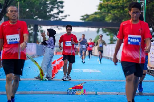 Race photo from CISANGKAN KBP CITY RUN 2025