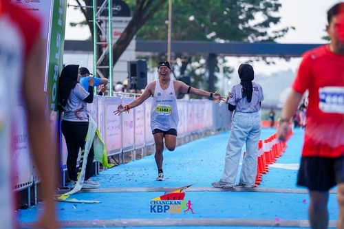 Race photo from CISANGKAN KBP CITY RUN 2025