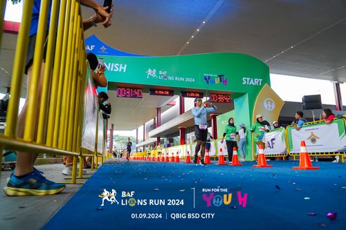 Race photo from BAF LIONS RUN 2024