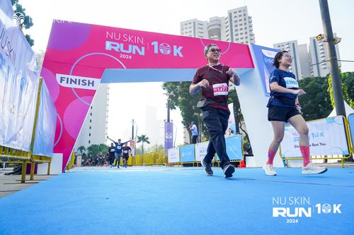 Race photo from Nu Skin Run 10K