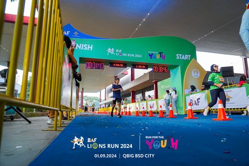 Race photo from BAF LIONS RUN 2024