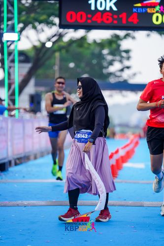 Race photo from CISANGKAN KBP CITY RUN 2025