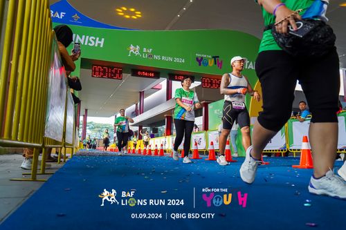 Race photo from BAF LIONS RUN 2024