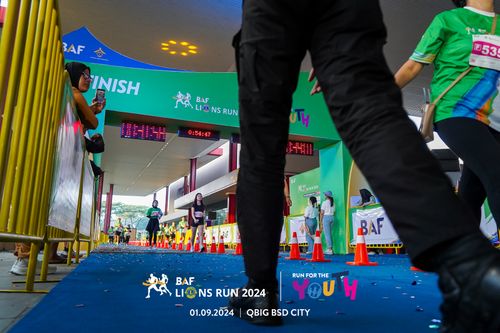 Race photo from BAF LIONS RUN 2024