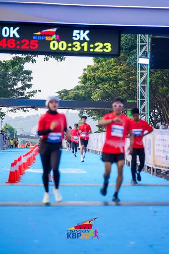 Race photo from CISANGKAN KBP CITY RUN 2025