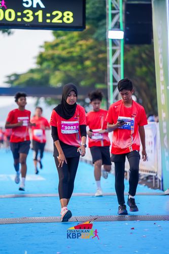 Race photo from CISANGKAN KBP CITY RUN 2025