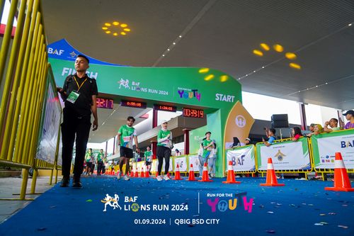Race photo from BAF LIONS RUN 2024